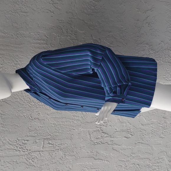 KORET LADIES MULTI-COLOR  STRIPPED BLOUSE/TOP (Plus Size 16) - Picture 11 of 17